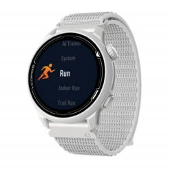 Coros PACE 2 GPS-Sportuhr White Mit Nylon-Armband (Weiß)
