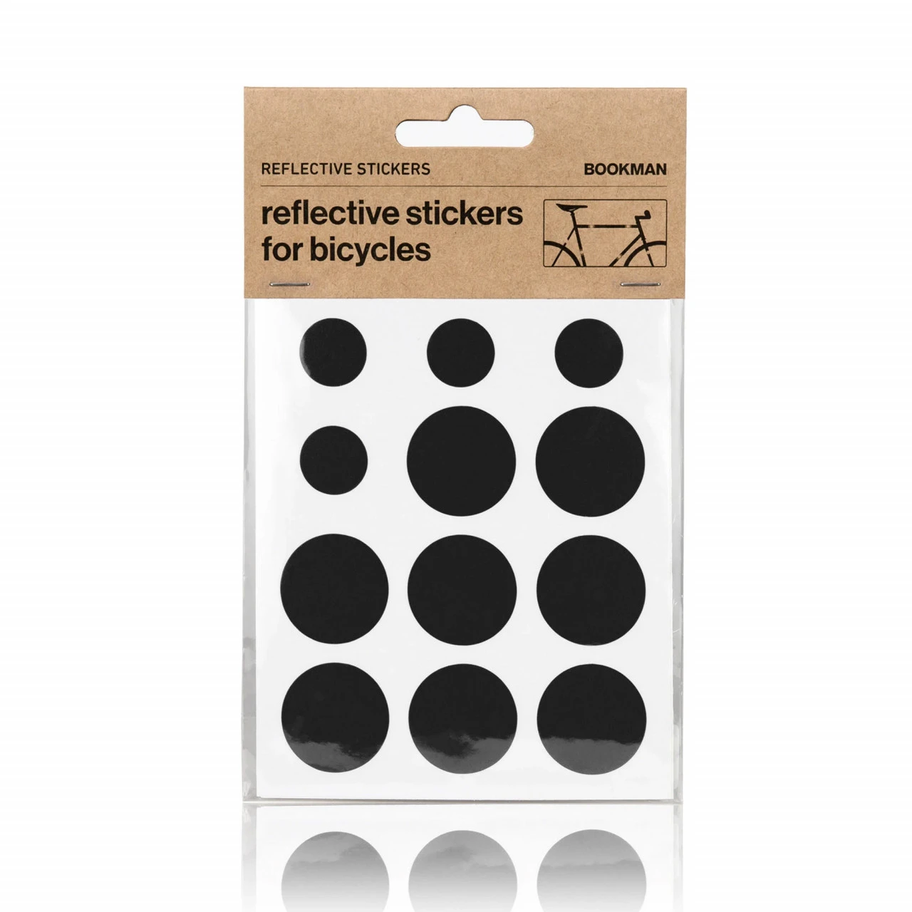 Bookman Sticky Reflectors Black Reflektoraufkleber Punkte Schwarz 3 Bookman Sticky Reflectors Black Reflektoraufkleber Punkte Schwarz