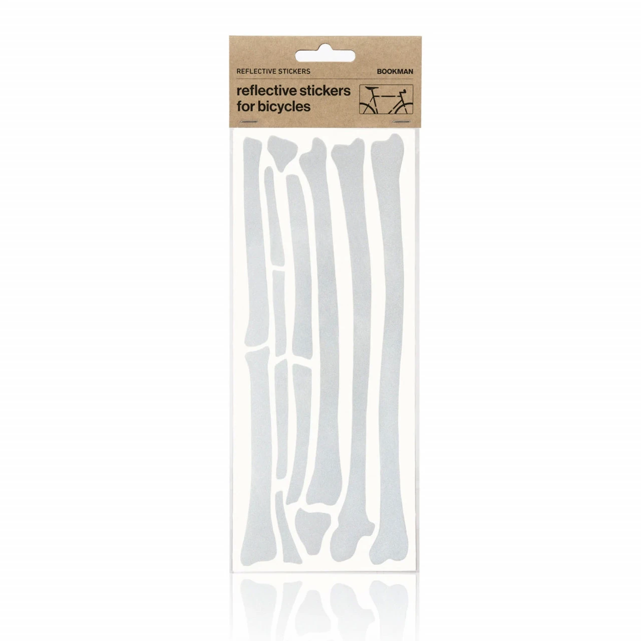Bookman Reflective Bone Stickers White Reflektoraufkleber Weiß 4 Bookman Reflective Bone Stickers White Reflektoraufkleber Weiß – Bild 2