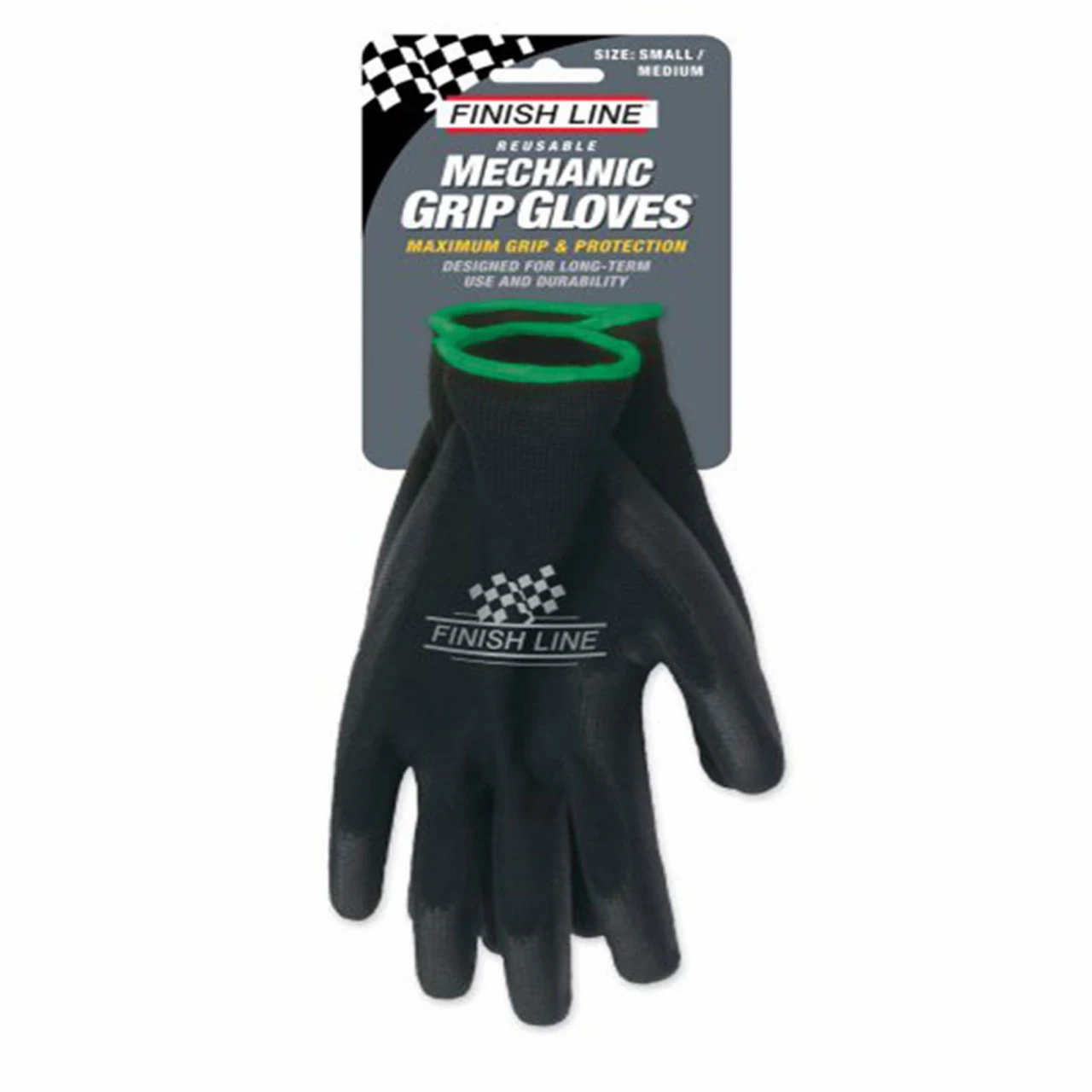 Finish Line Mechanic Grip Gloves Mechaniker-Handschuhe Gr. S/ M - Black (Schwarz) 3 Finish Line Mechanic Grip Gloves Mechaniker-Handschuhe Gr. S/ M - Black (Schwarz)