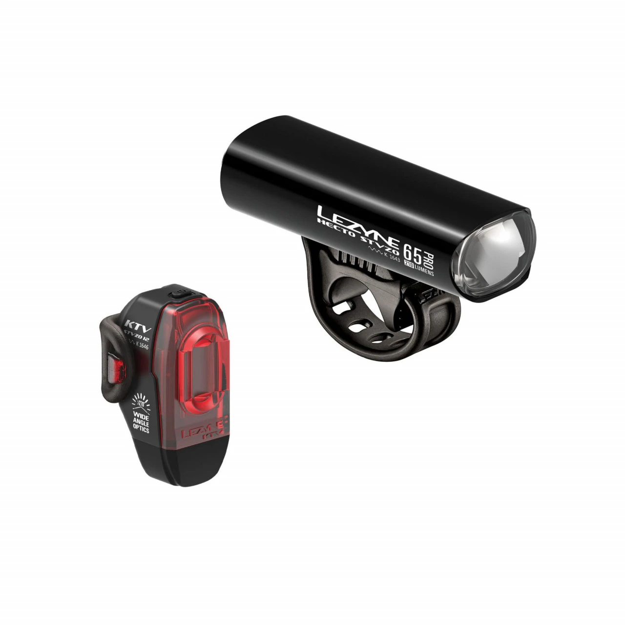 Lezyne LED Beleuchtungsset Hecto Pro 65 StVZO + KTV Drive StVZO 3 Lezyne LED Beleuchtungsset Hecto Pro 65 StVZO + KTV Drive StVZO