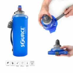 SOURCE Nomadic Faltbare Trinkflasche Ohne PVC Und BPA - 1 L, Blau 7 SOURCE Nomadic Faltbare Trinkflasche Ohne PVC Und BPA - 1 L, Blau -Sportfahrrad 68923102 03gs7eC0k8mpGkb 1280x1280