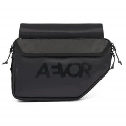 AEVOR Bike Frame Bag Proof Black Rahmentasche - Auch Als Sling-Tasche Nutzbar 3 Liter - Schwarz