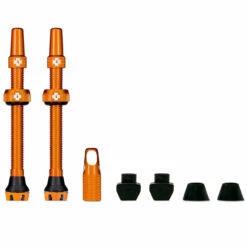 Muc-Off Tubeless Universelles Ventil-Kit V2 44 Mm Für MTB & Rennräder - Orange
