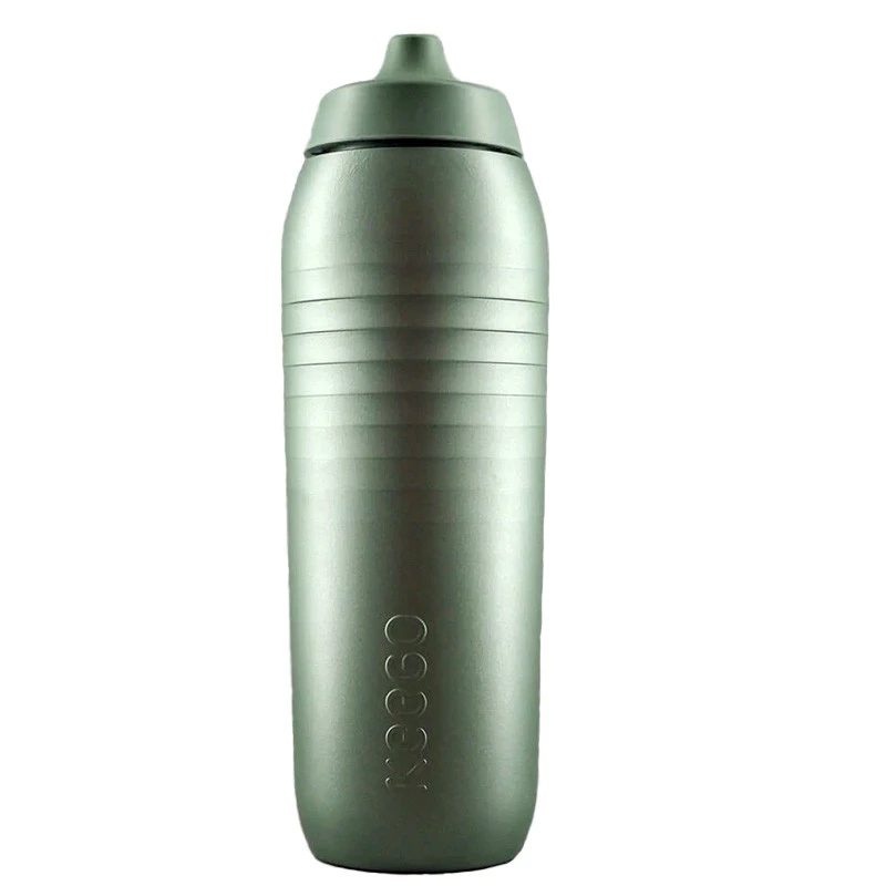 Keego Trinkflasche 750 Ml Gravel Green - Sportflasche Mit Innenbeschichtung Aus Titan (Version 4) 3 Keego Trinkflasche 750 Ml Gravel Green - Sportflasche Mit Innenbeschichtung Aus Titan (Version 4)