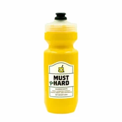 Spurcycle Must Go Hard Wasserflasche 650 Ml - Gelb