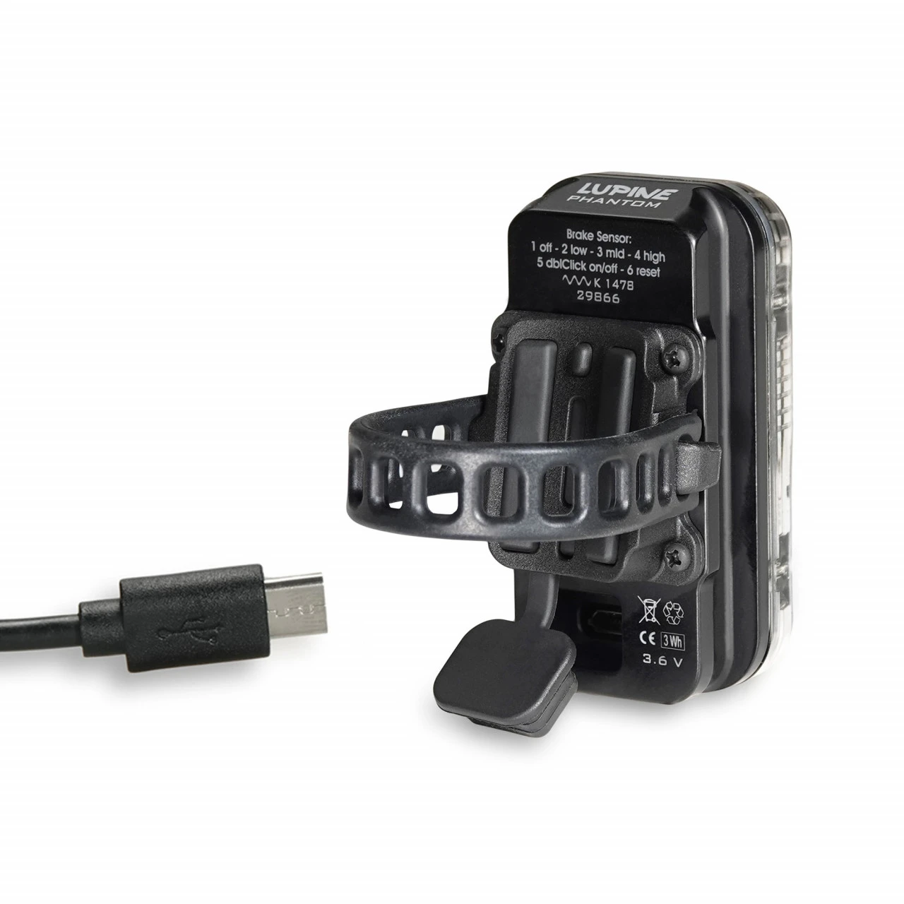 Lupine ROTLICHT StVZO Phantom (Grau) 5 Lupine ROTLICHT StVZO Phantom (Grau) – Bild 3