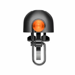 Spurcycle Original Bell Fahrradklingel - Schwarz / Orange